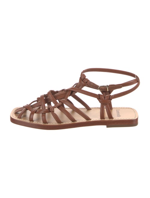 Larroude Leather Gladiator Sandals