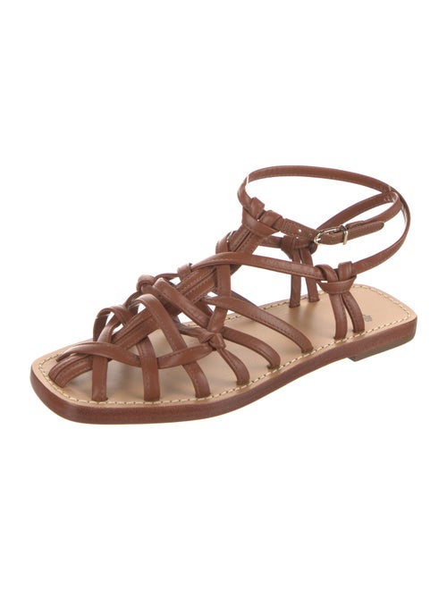 Larroude Leather Gladiator Sandals