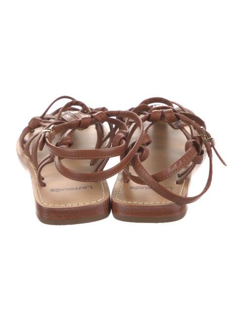 Larroude Leather Gladiator Sandals