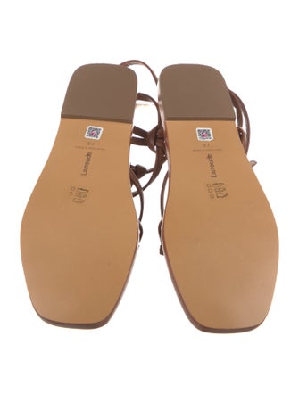 Larroude Leather Gladiator Sandals
