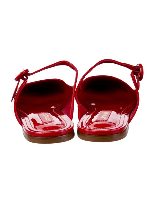 Larroude Patent Leather Mules
