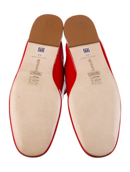 Larroude Patent Leather Mules
