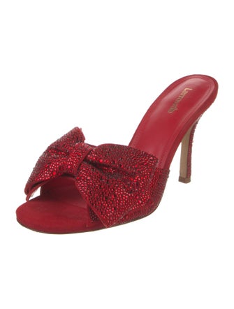 Larroude Suede Slides