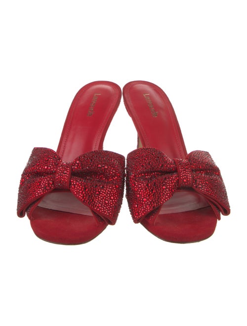 Larroude Suede Slides