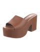 Larroude Leather Slides