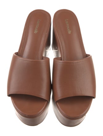 Larroude Leather Slides