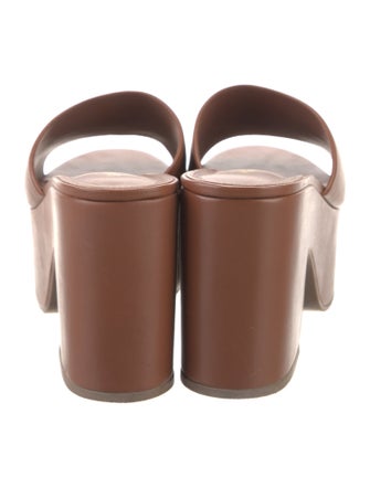 Larroude Leather Slides