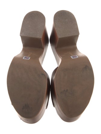 Larroude Leather Slides