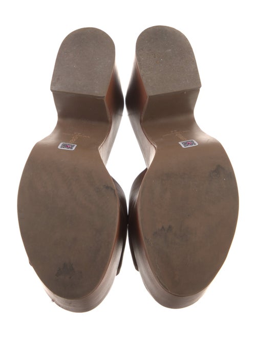 Larroude Leather Slides