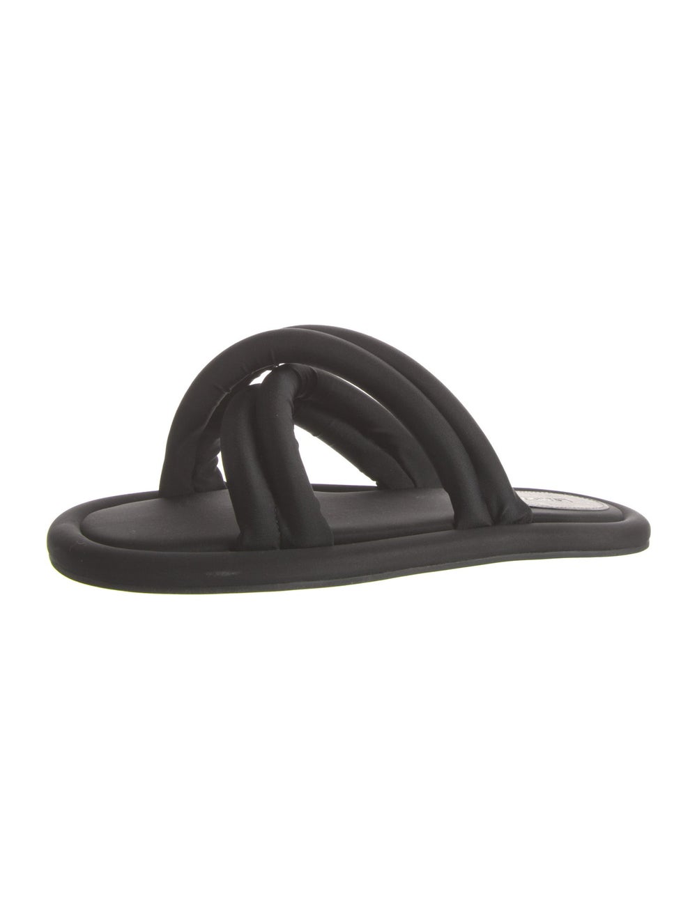 Larroude Slides Black Crossover Straps - image 2