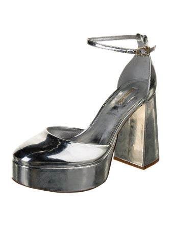 Larroude Patent Leather D'Orsay Pumps