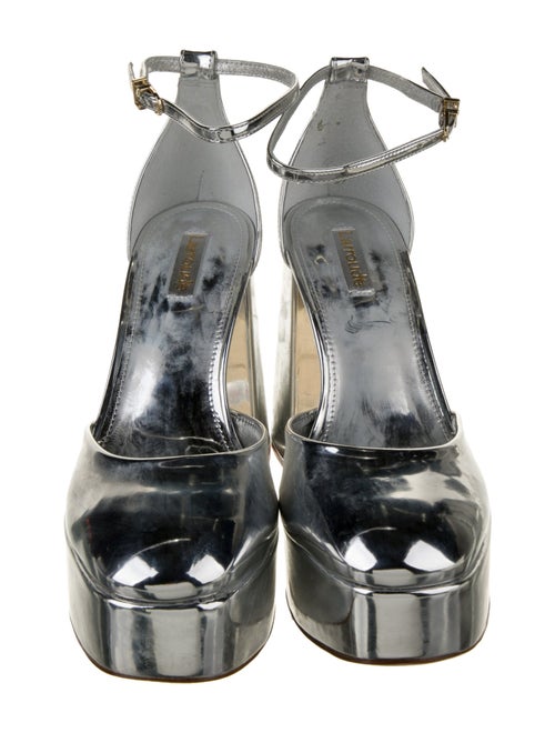Larroude Patent Leather D'Orsay Pumps