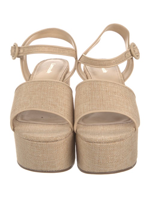 Larroude Raffia Sandals