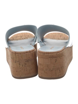 Larroude Patent Leather Slides