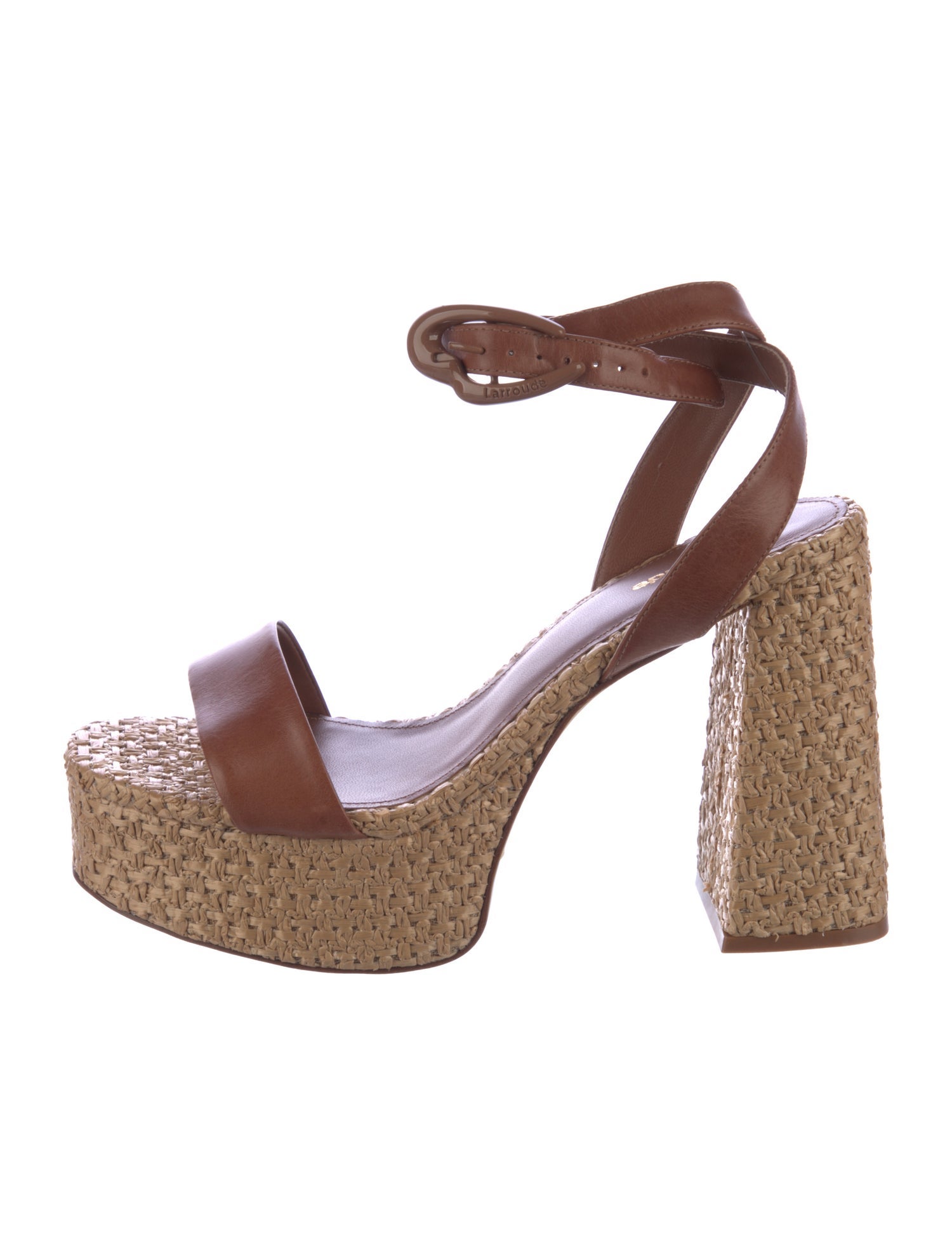 Larroude Leather Sandals