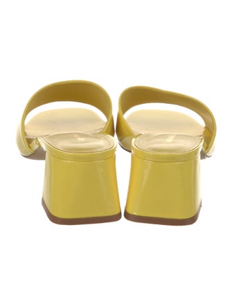 Larroude Patent Leather Slides