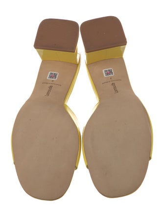 Larroude Patent Leather Slides