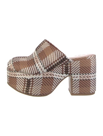 Larroude Printed Mules