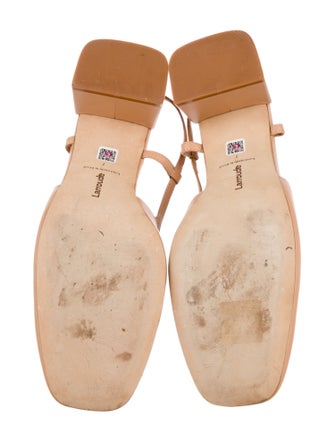 Larroude Leather Slingback Pumps