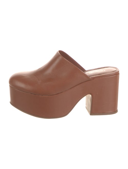 Larroude Leather Mules