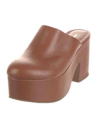 Larroude Leather Mules