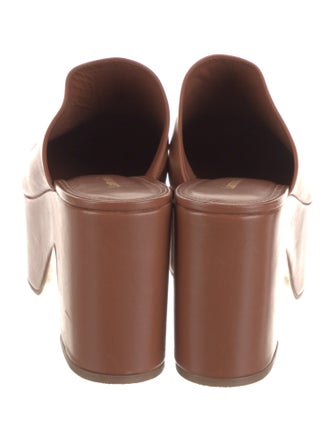 Larroude Leather Mules