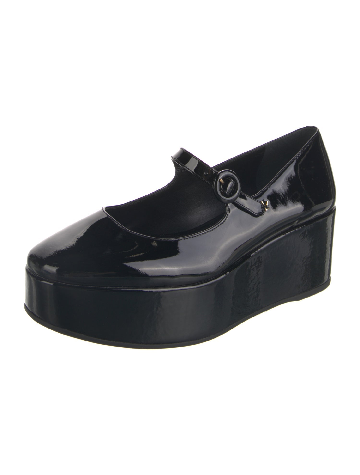 Larroude Patent Leather Pumps