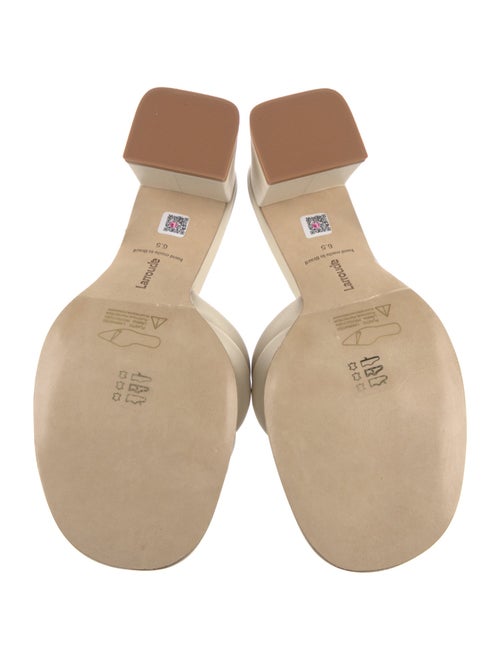 Larroude Leather Slides