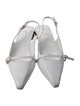 Larroude Patent Leather Slingback Flats