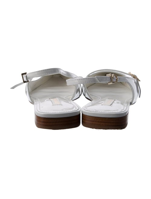 Larroude Patent Leather Slingback Flats