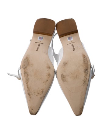 Larroude Patent Leather Slingback Flats