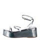 Larroude Patent Leather Sandals
