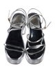 Larroude Patent Leather Sandals