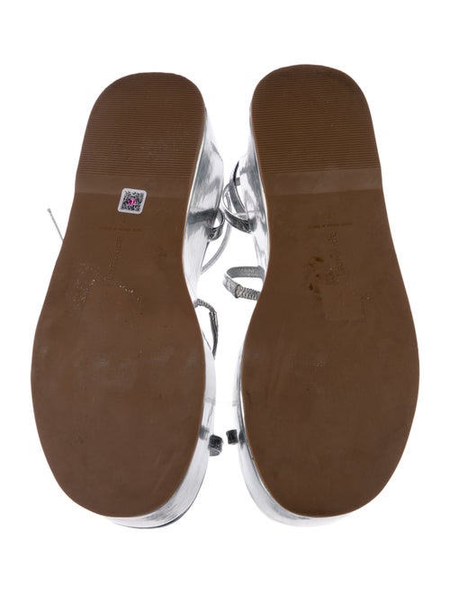 Larroude Patent Leather Sandals