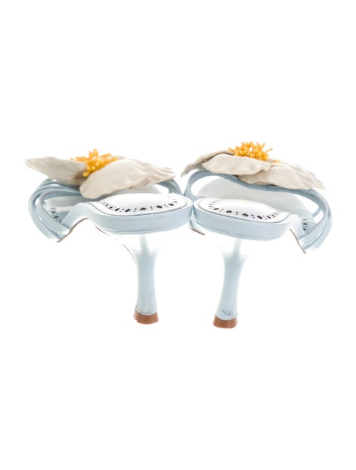 Larroude Leather Slides