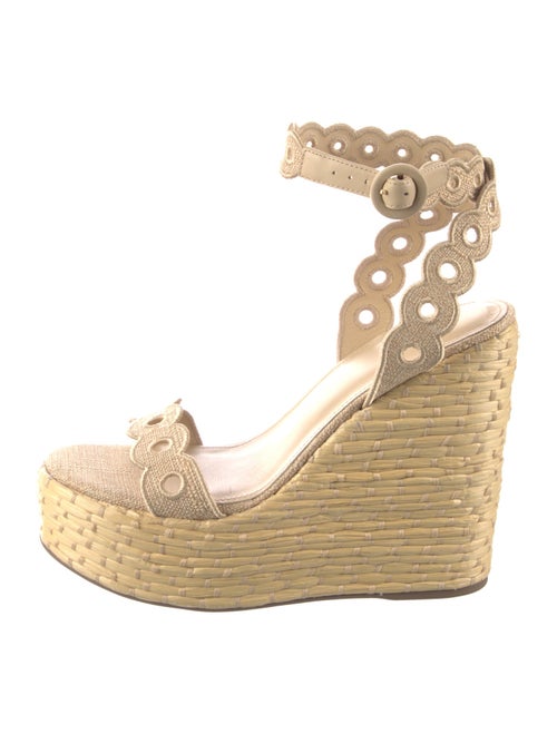 Larroude Raffia Espadrilles