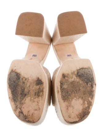 Larroude Straw Slides