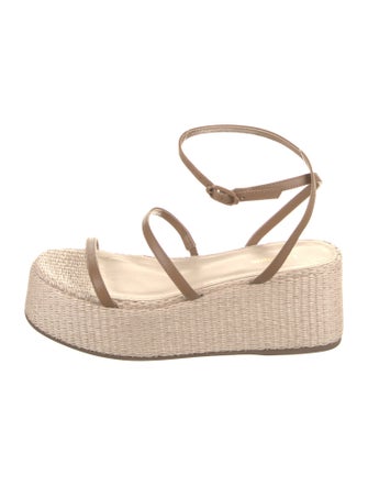 Larroude Raffia Espadrilles