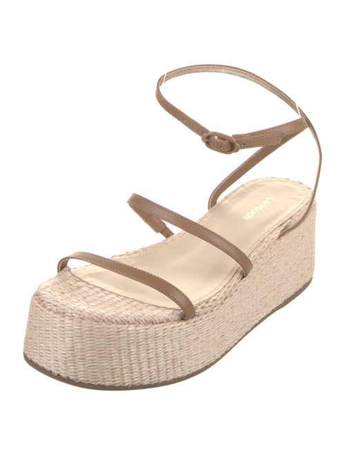 Larroude Raffia Espadrilles