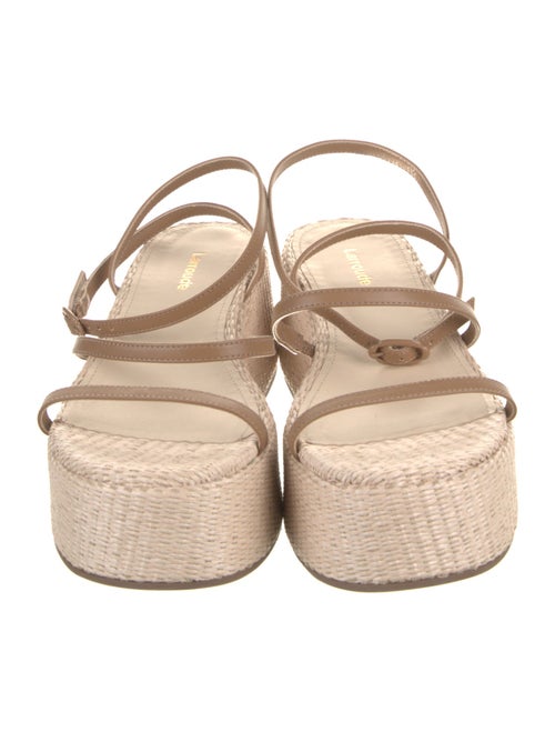 Larroude Raffia Espadrilles