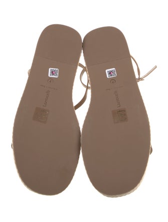 Larroude Raffia Espadrilles