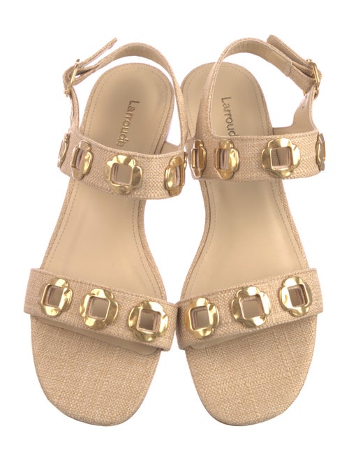 Larroude Canvas Slides