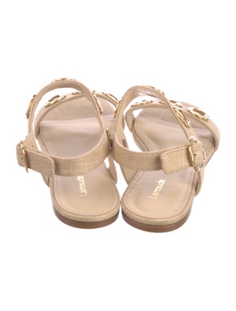 Larroude Canvas Slides