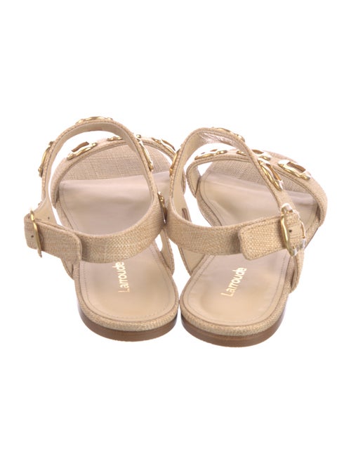 Larroude Canvas Slides