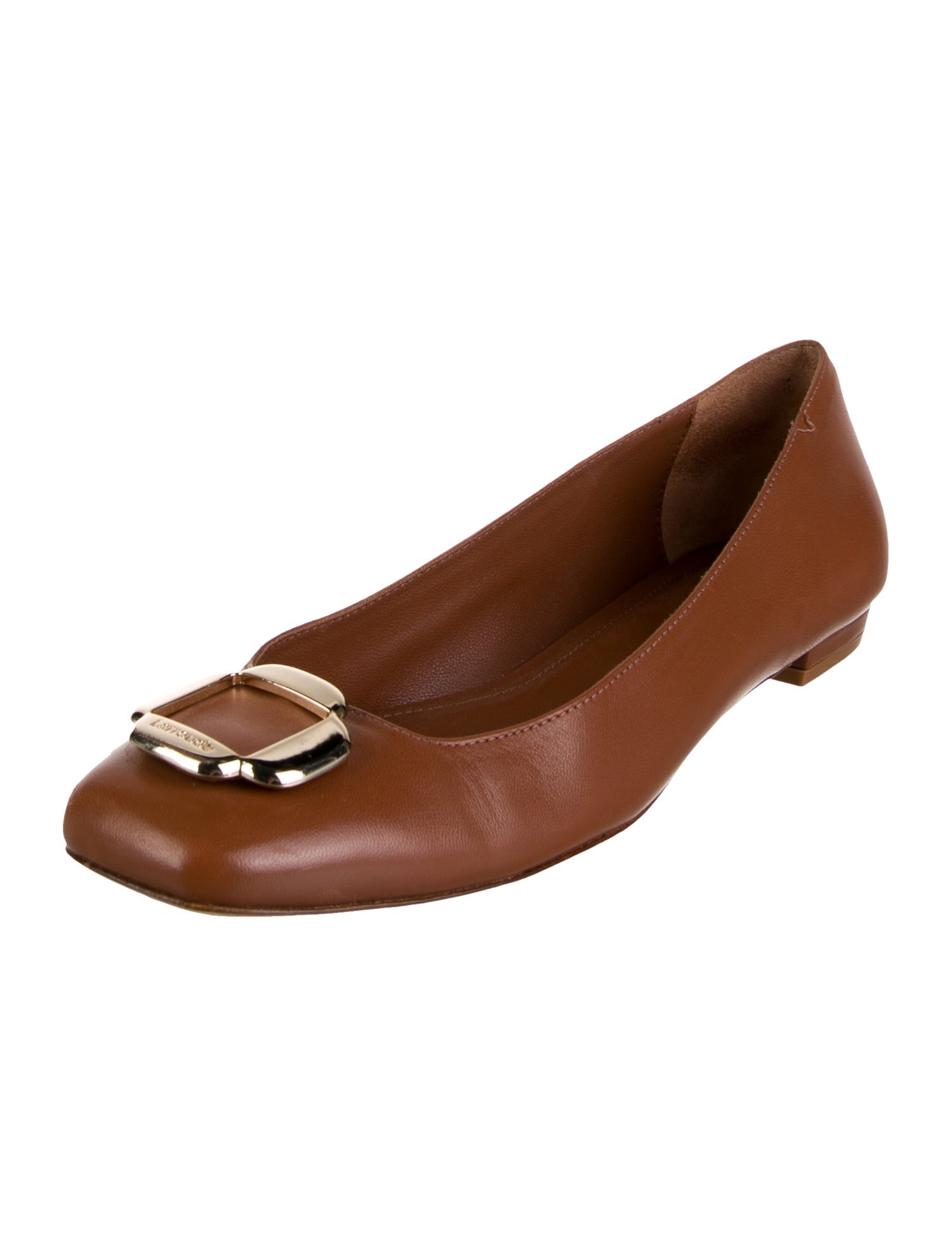 Larroude Leather Flats