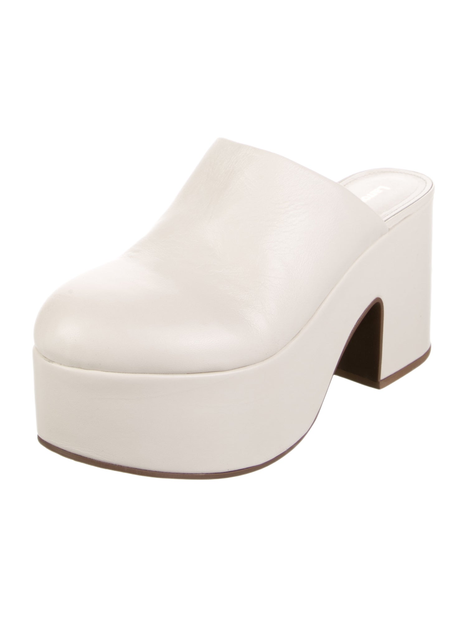 Larroude Leather Mules