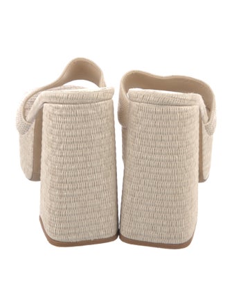 Larroude Straw Mules