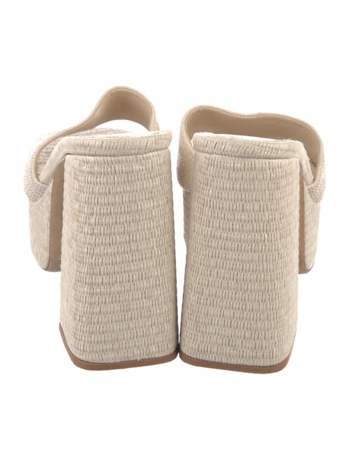 Larroude Straw Mules