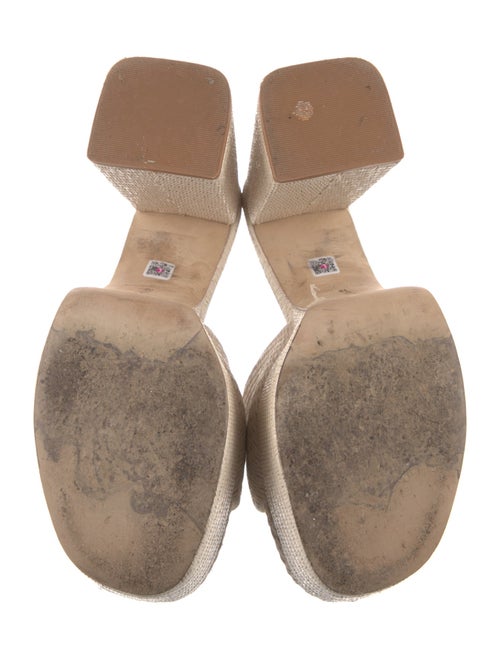 Larroude Straw Mules