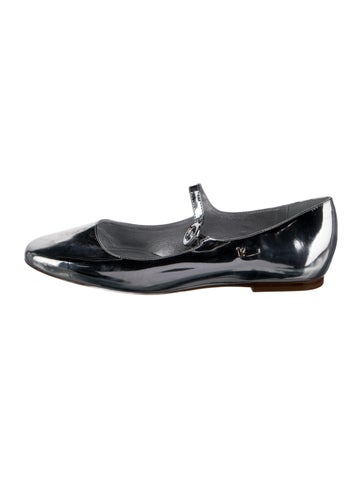 Larroude Flats Patent Leather Mary Jane 7.5